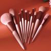 New Spot Makeup Brushes 10pcs Smokey Rose Super Soft Fiber Hair Eyeshadow Highlight Blush Beauty Tools