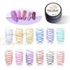 Metal wire drawing glue Nail art paint glue Set 12 color nail paint glue Removable phototherapy glue