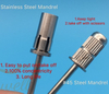 New Premium Easy Off Sanding Band Sleeve Carbide Mandrel Dremel Easy to Take Off