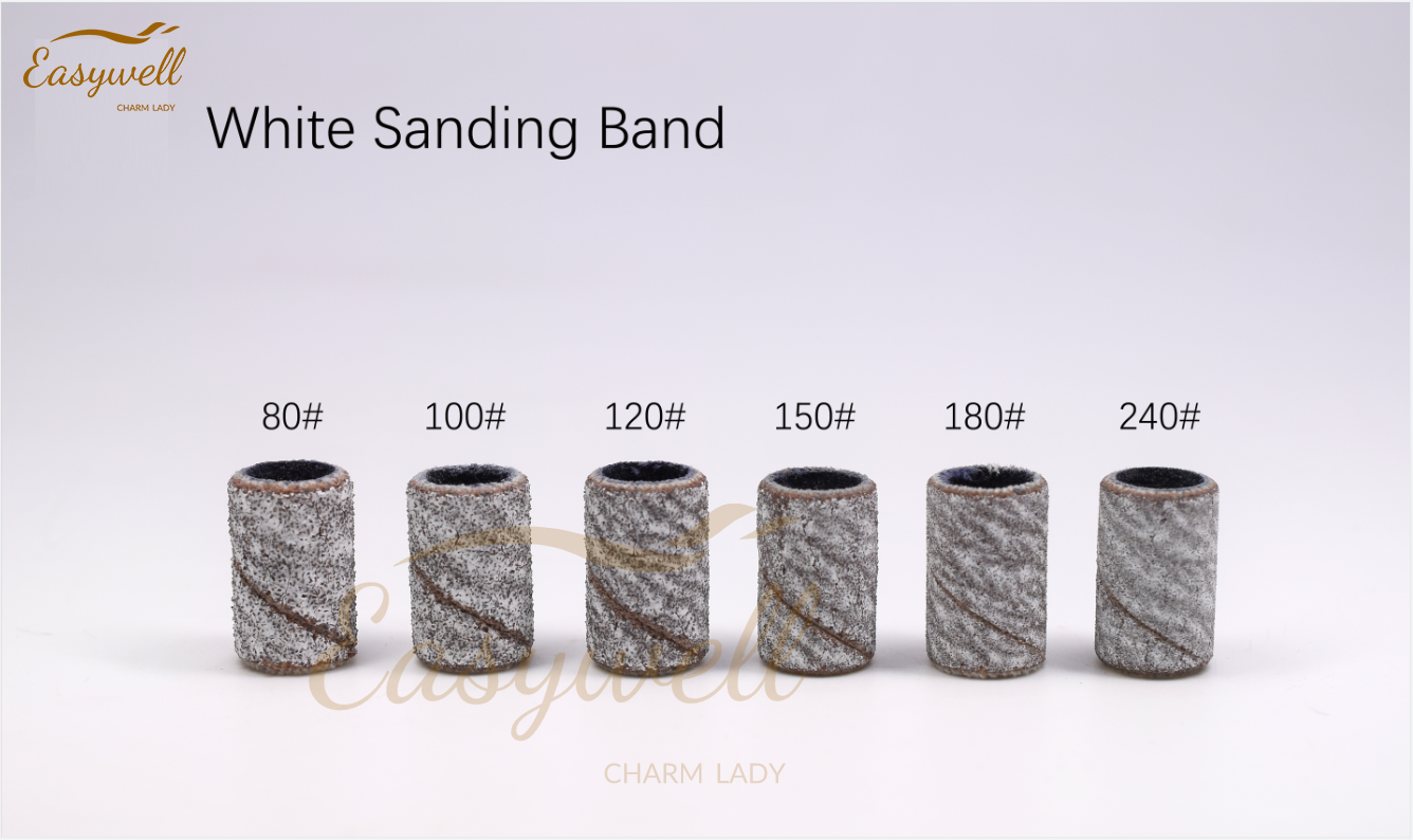 2021 Nail Electric File Zebra Sanding Bands for Nail Drill Bit