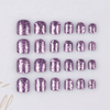 2021 New Kids False Nails Pre-glue Full Cover Short False Nail Kits Gift for Children