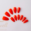 Easywell 28 pcs manufacture wholesale shiny pointed nails full coverage false nails