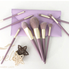 New spot purple sweet potato nine makeup brush set soft bristles eye shadow brush high gloss brush beginner beauty tools