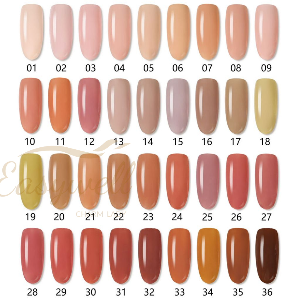 15ml Pink Nude Color Natural Effet Nail Gel Polish Private Label
