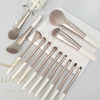 New 13 Sunlight Series Makeup Brush Set Wooden Handle Fiber Hair Eyeshadow Brush Braces Beauty Tool