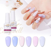 Lavender series nail polish glue nail shop special phototherapy glue solid color nail glue