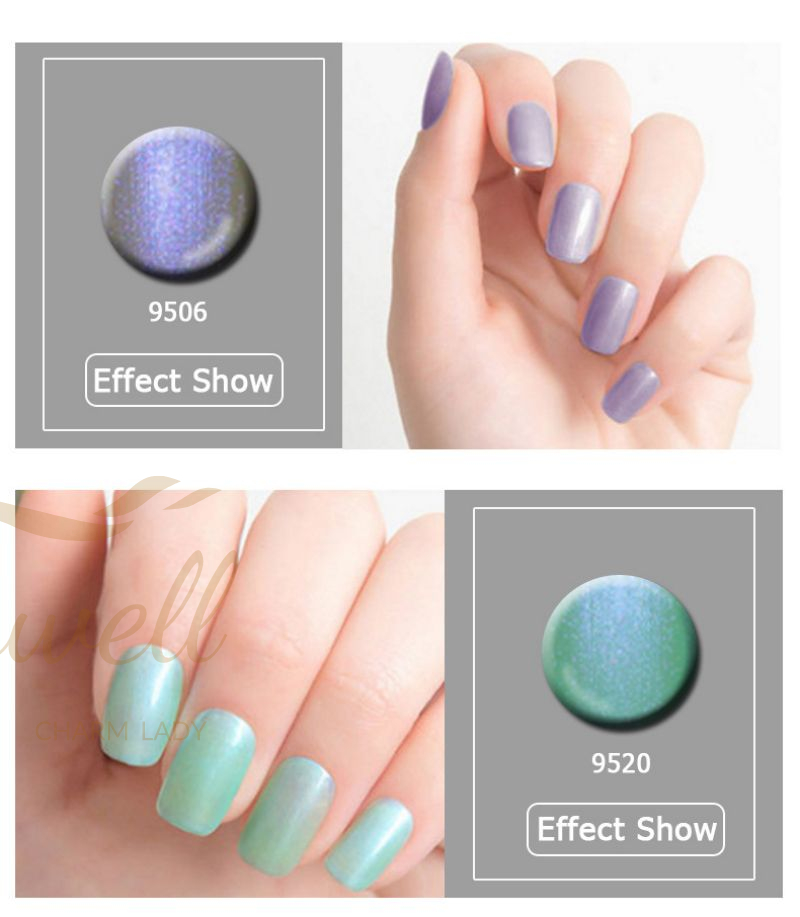 8ml / 0.27floz Shell Color Nail Gel Polish Factory wholesale 24 colors